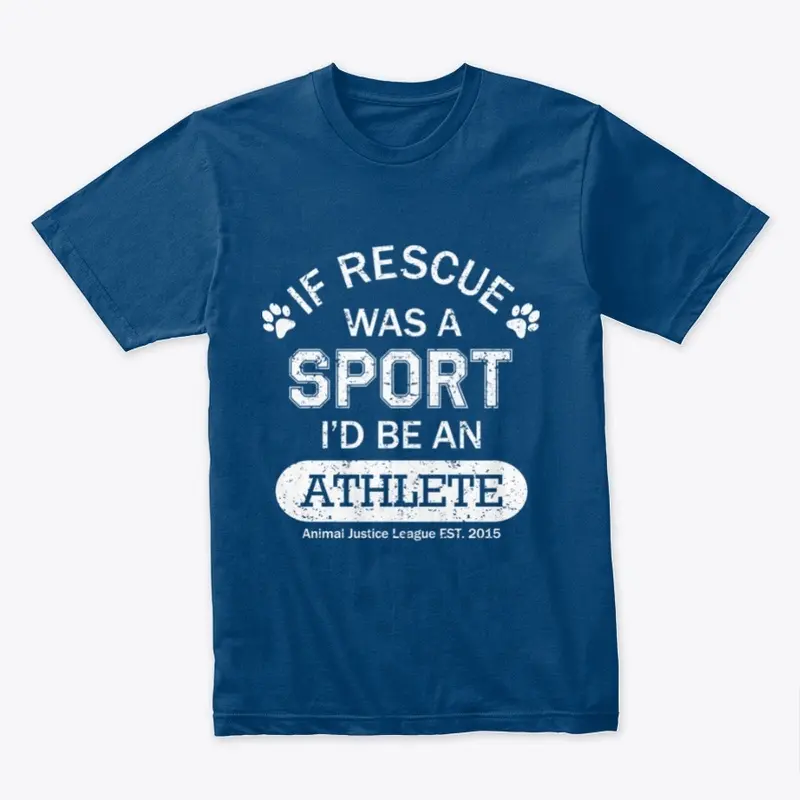 If Rescue was a Sport - white logo