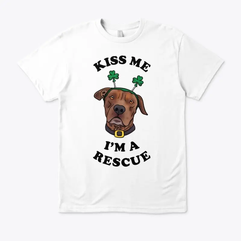 Kiss Me I'm a Rescue - Tee