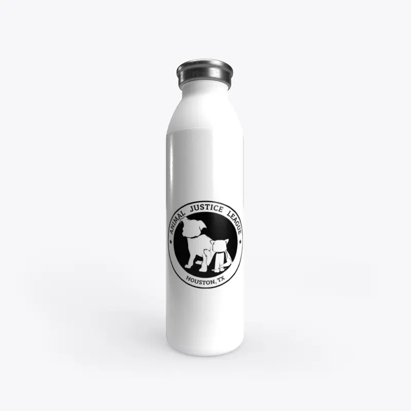 Stainless Water Bottle - Black Logo